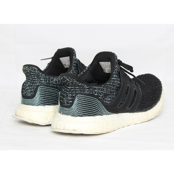 Adidas Ultraboost Parley Blue / Black Men’s Running Shoes Size 9 F36190 - Picture 4 of 8